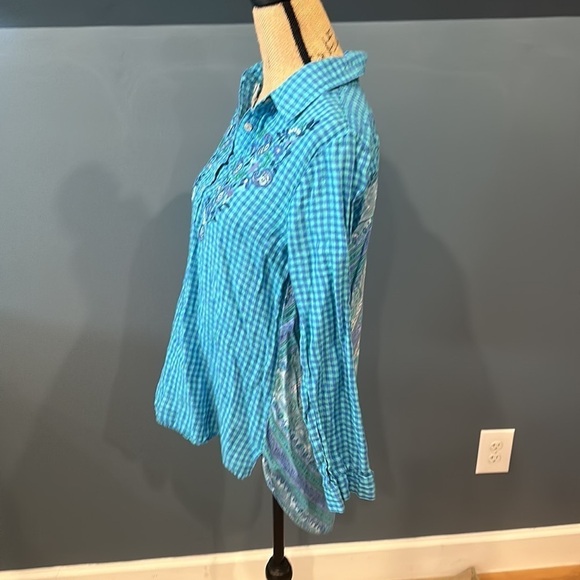 Multiples blouse/long sleeve size medium women’s - Picture 4 of 6